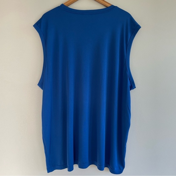 Koloa Wave Men's Athletic Sleeveless T-Shirt Royal Blue Size 3XL - Picture 2 of 7